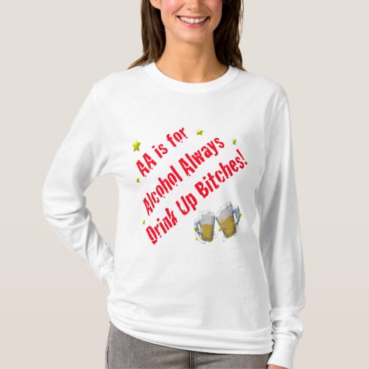 AA is voor alcohol altijd T-shirt (Voorkant)