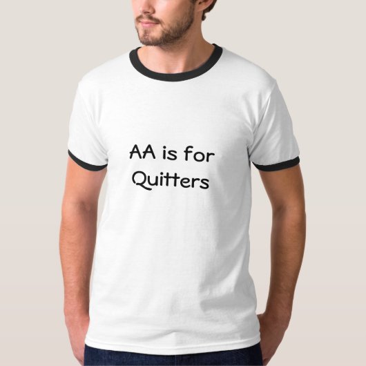 AA is voor Kuitters T-shirt (Voorkant)