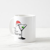 AA is voor Quitters Martini Koffiemok (Voorkant links)