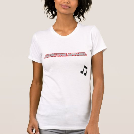 AA LOGO Block Red, Womens gemonteerd op T T-shirt (Voorkant)