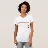 AA LOGO Block Red, Womens gemonteerd op T T-shirt (Voorkant volledig)