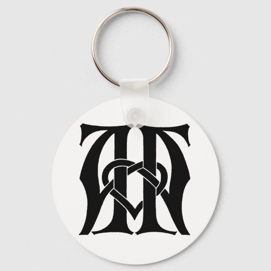 AA Monogram Sleutelhanger (Voorkant)
