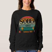 AA NA Celebrate Sobriety Since January 2023 Sober  Trui (Voorkant)