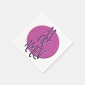 AA Of Amen | 12 Stappen Herstel Slogan Servet (Hoek)