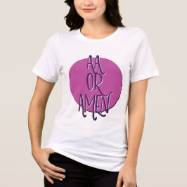 AA of Amen T-shirt | Grappig 12 Stappen Herstel Sl