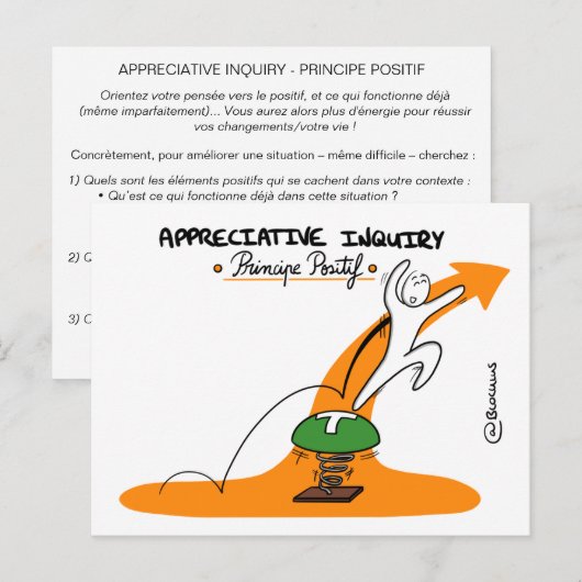 AA - Positief - Coaching - kaart (Voorkant / Achterkant)