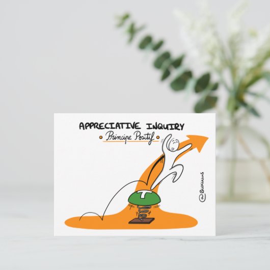 AA - Positief - Coaching - kaart (Staand voorkant)