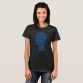 Aa Sayings Head Shape Word Cloud T-shirt (Voorkant volledig)