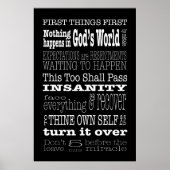 AA Slogans & Gezegden 1 Poster (Voorkant)