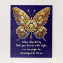 AA Symbool Vlinder | Aangepast Herstelgebed