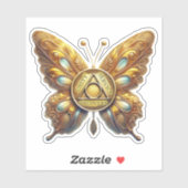 AA symbool vlinder eenheid dienst herstel Sticker (Vel)