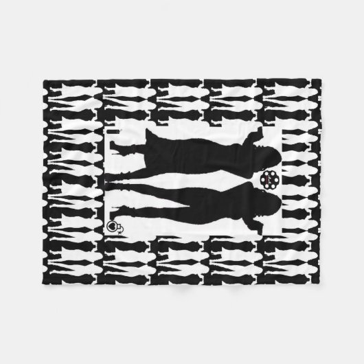 AA Tactisch meisje Fleece Deken (Voorkant (Horizontaal))