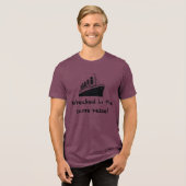 AA verwoest in hetzelfde vaartuig ontwerp Tri-Blend Shirt (Voorkant volledig)