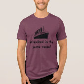 AA verwoest in hetzelfde vaartuig ontwerp Tri-Blend Shirt (Voorkant)