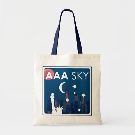 AAA SKY Canvas tas (Voorkant)