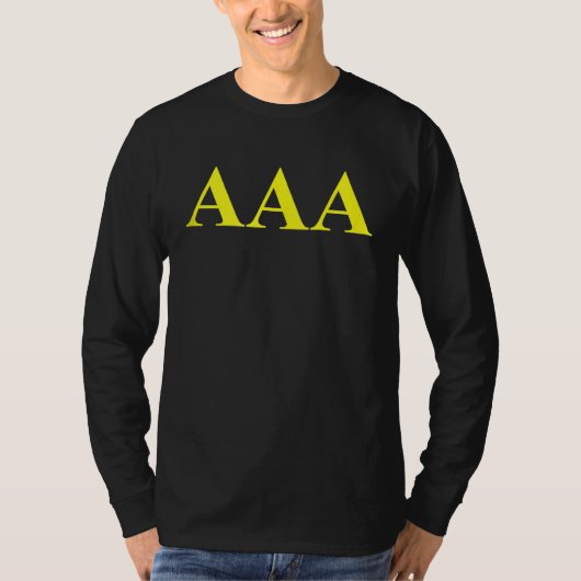 AAA Triple A T-shirt (Voorkant)