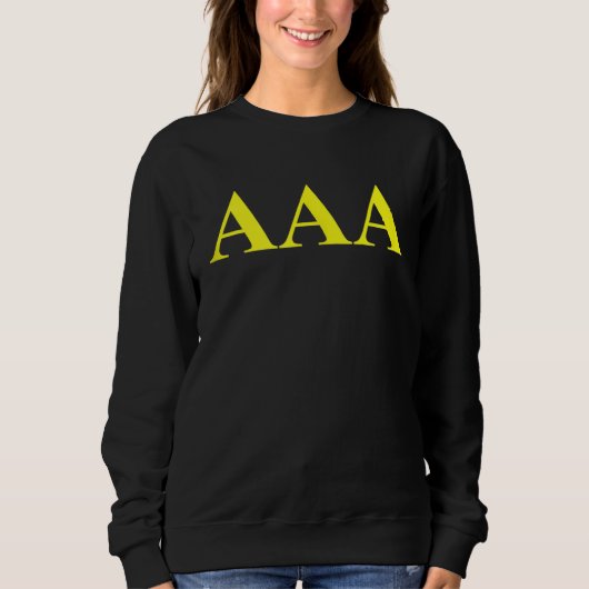 AAA Triple A Trui (Voorkant)