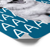 Aaaa Screaming Cat Meme Wearing Headphones Cat Int Poster (Hoek)