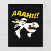 AAAH! Funny Screaming Goat Humor Meme| (Voorkant)