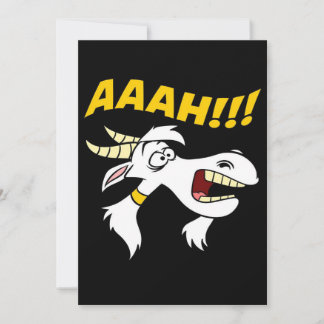 AAAH! Funny Screaming Goat Humor Meme| Aankondiging