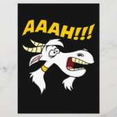 AAAH! Funny Screaming Goat Humor Meme | Geitentop Menu (Voorkant)