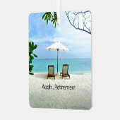 Aaah...keramische versiering metalen ornament (Voorkant links)