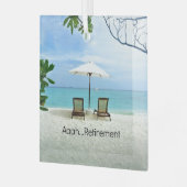 Aaah...Ornament van treitmetaal Glas Ornament (Voorkant links)