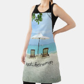 Aaah...pensioen, best verkochte ontwerp schort (Insitu)