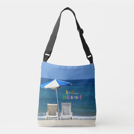 Aaah...pensioen Crossbody Tas (Voorkant)