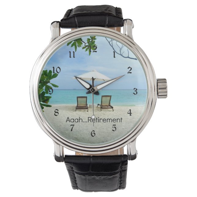 Aaah...pensioen Horloge (Voorkant)