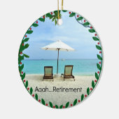 Aaah... pensioen, populair ontwerp, keramische orn keramisch ornament (Links)