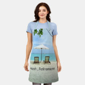 Aaah...pensioen Schort (Gedragen)