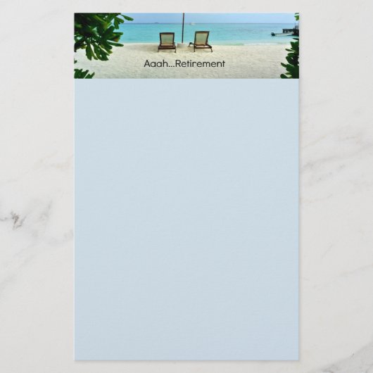 Aaah...Pensioenuitkering Briefpapier (Voorkant)