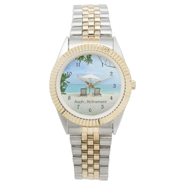 Aaah...Pensioenuitkering Horloge (Voorkant)