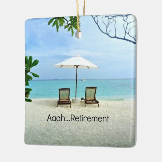 Aaah...Pensioenuitkering Keramisch Ornament (Links)