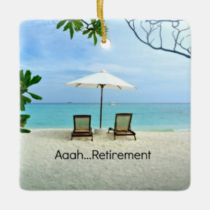 Aaah...Pensioenuitkering Keramisch Ornament