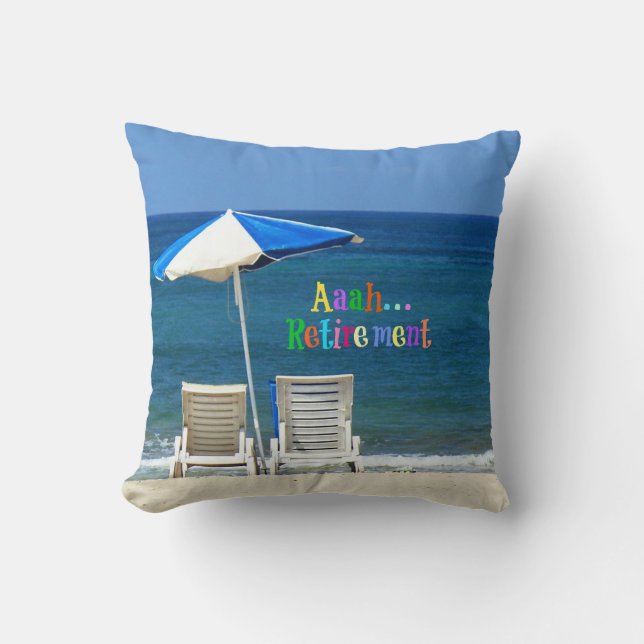 Aaah...Pensioenuitkering Kussen (Voorkant)