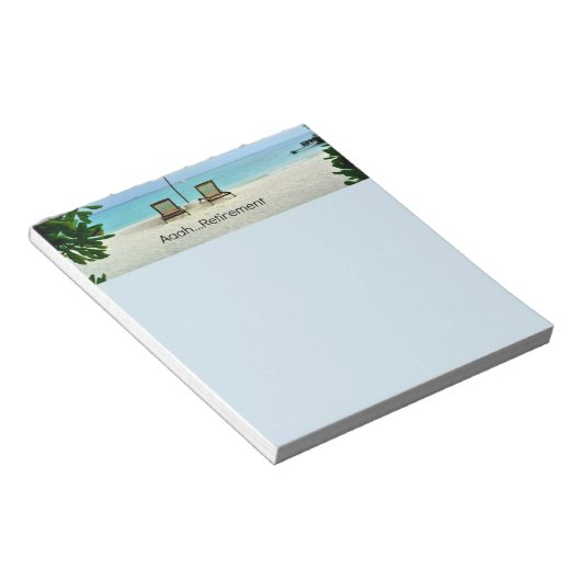 Aaah...Pensioenuitkering Notitieblok (Schuin)