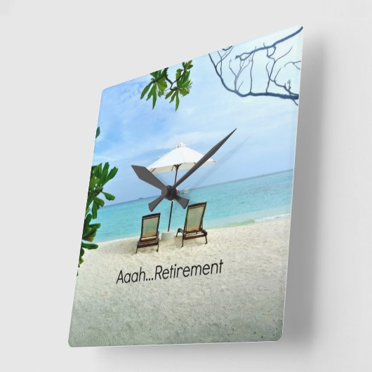 Aaah...Pensioenuitkering Vierkante Klok (Hoek)