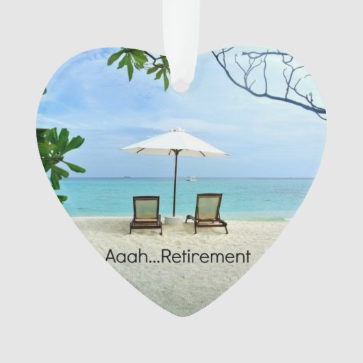 Aaah... pensionering ornament (voorkant)