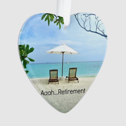 Aaah... pensionering ornament (voorkant)