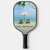 Aaah... pensionering pickleball paddle (Voorkant)
