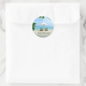 Aaah... pensionering, populair design, ronde sticker (Tas)