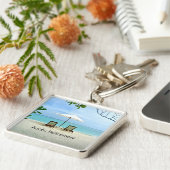 Aaah...Pensionering, populair design Sleutelhanger (Zijkant)