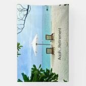 Aaah...pensionering, populair design, spandoek (Verticaal)