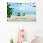 Aaah...pensionering, populair design, spandoek (Insitu)