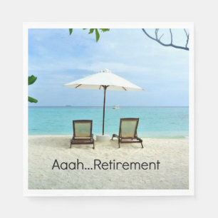 Aaah... pensionering servetten