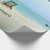 Aaah...pensionering, zich herstellend aan de Beach Cadeaupapier (Hoek)