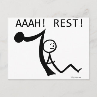 Aaah Rest. Briefkaart