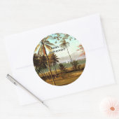 Aaah.. Retirement, Florida Scene, Ronde Sticker (Envelop)